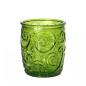 Preview: Wasserglas / Saftglas, Ornamente, limettengrün, Recyclingglas, Mediterranea Lifestyle