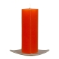 Preview: Kerze, Orange, rechteckig, 20 cm