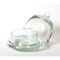Preview: DORIA Butterglocke, Recyclingglas, La Mediterranea, Vidreco, recyceltes Glas
