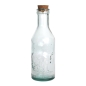 Preview: Milchflasche / Flasche, Kuh-Motiv, 1 Liter, Recyclingglas, Mediterranea Lifestyle