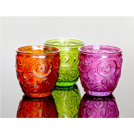 TRIANA Weinglas / Saftglas, Ornamente, Recyclingglas, Mediterranea Lifestyle