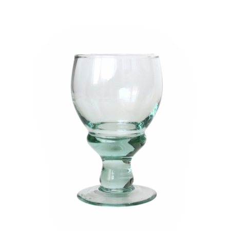 CALYX Kelchglas / Weinglas, 270 cc, Recyclingglas, Handgearbeitet, recyceltes Glas, Trinkgläser Recyclingglas