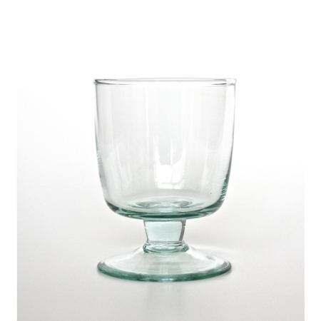 NIFTY Kelchglas / Weinglas / Wasserglas, 250 cc, Recyclingglas, Handgearbeitet, recyceltes Glas