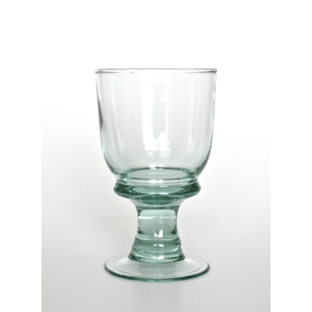 SIMONA Kelchglas / Wasserglas / Saftglas, 400 cc, Recyclingglas, handgearbeitet, recyceltes Glas, hergestellt in Europa
