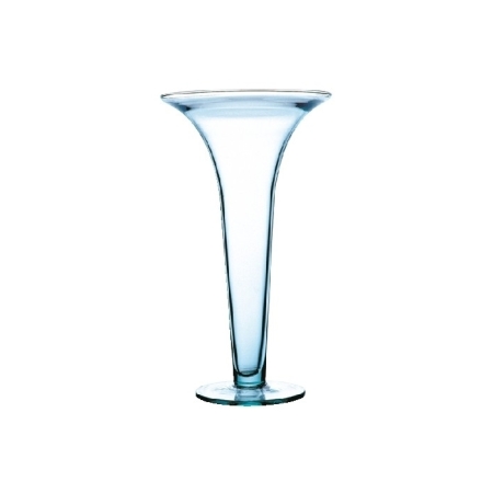 CALA Vase, Trompetenform, Recyclingglas