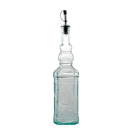 GIRALDA Flasche mit Ausgießer, 700 cc, Recyclingglas, Mediterranea Lifestyle, recyceltes Glas