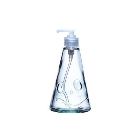 TITO Seifenspender / Pumpspender, 330 cc, Recyclingglas, La Mediterranea, Vidreco, recyceltes Glas