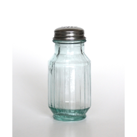 STREPE Salz- und Pfefferstreuer / Gewürzstreuer, Recyclingglas, Mediterranea Lifestyle, recyceltes Glas