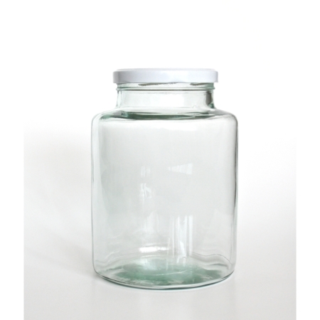 MOL Vorratsglas mit Twist Off Deckel, 2,3 Liter, Recyclingglas, hergestellt in Europa, recyceltes Glas