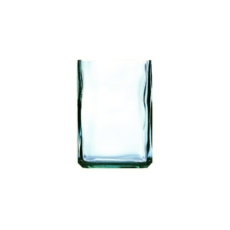 ESTOCOLMO Vase / Pflanzgefäß, viereckig, 13 cm, Recyclingglas, La Mediterranea, Vidreco, Mediterranea, Glasvase, Blumenvase