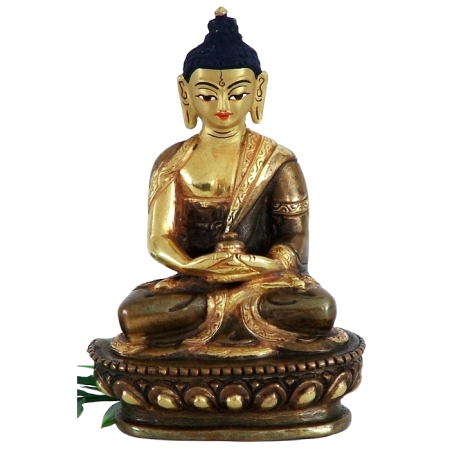 Amithaba Meditations-Buddha / Skulptur, Handarbeit, Nepal