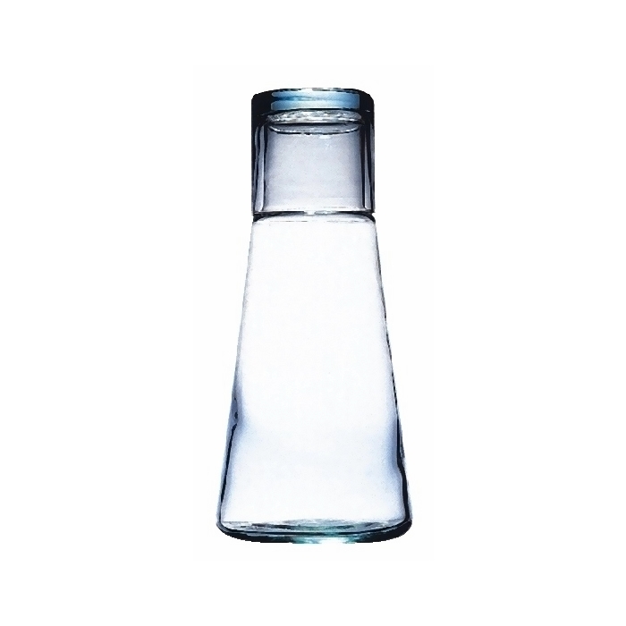 FENIX Karaffe / Flasche mit Trinkglas, 900 cc, Recyclingglas