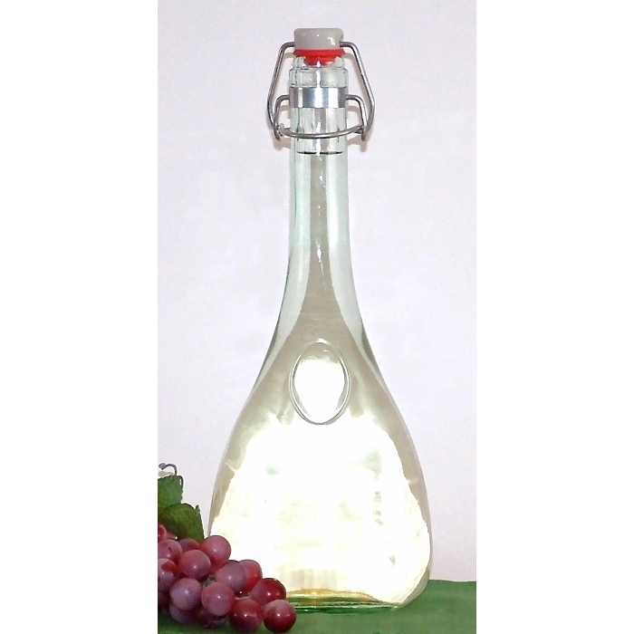 ORUJO Flasche mit Clip-Bügelverschluss, Recyclingglas