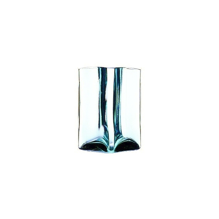 TRIANGULAR Vase, dreieckig, Recyclingglas, La Mediterranea, Vidreco