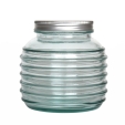 CALIPSO Vorratsglas, 930 cc, Schraubdeckel, Recyclingglas, Mediterranea Lifestyle, recyceltes Glas